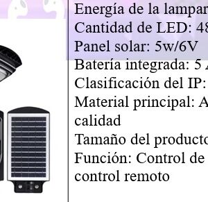 Lampara Solar 50W - Image 4