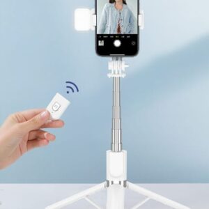 Tripode Selfie 3 en 1 con luz y control - Image 4