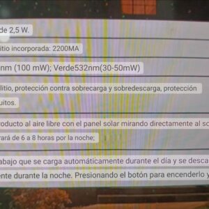 Luz Navideña proyectos Laser - Panel solar - Image 8