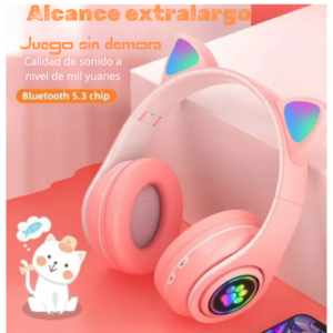 Audifonos Inalámbricos P91h Orejas De Gato - Image 4