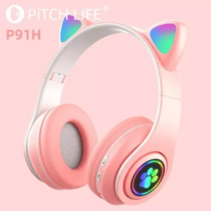 Audifonos Inalámbricos P91h Orejas De Gato - Image 3