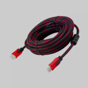 Cable Hdmi 5 Metros - Doble Filtro Mallado Punta Dorada - Image 1