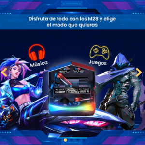 Audifonos Gamer Inalambricos In Ear M28 Tws Bluetooth Hifi - Image 5