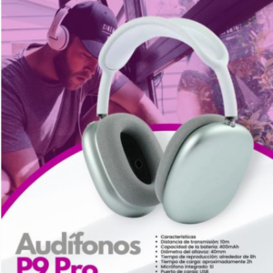 Audífonos Diadema Bluetooth P9 High Bass Alta Calidad Sd - Image 2