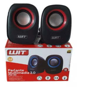 Parlante Multimedia 2.0 Wit Pm-40 Para Pc, Tablets, Celular - Image 5