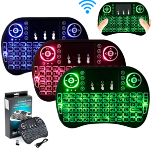 Mini Teclado Inalámbrico Android Smart Tv Iluminado - Image 6