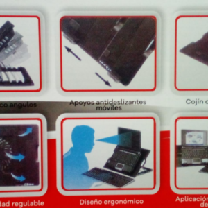 Base Refrigerante Para Portátil Wit Br-404 Ventilador - Image 4