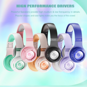KE25 RGB Light Wireless Stereo Music Auriculares Bluetooth - Image 4